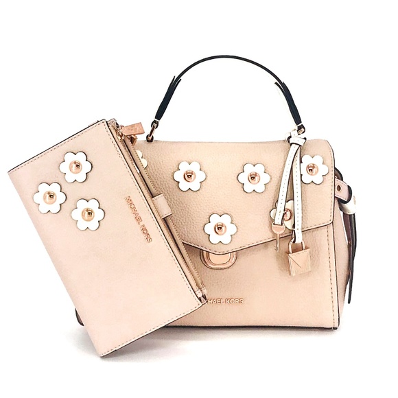 Michael Kors Handbags - Michael Kors Bristol SM Floral Satchel Wallet Set